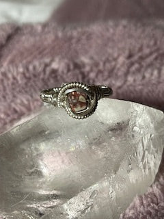 Brecciated Jasper ring in Sterling Silver